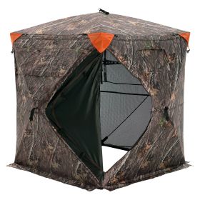 VEVOR Hunting Blind, 270¬∞ See Through Ground Blind, 1-2 Person Pop Up Deer Blind for Hunting with Carrying Bag, Portable Resilient Hunting Tent