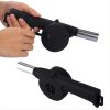 1pc BBQ Fan; Air Blower; Fast Fire Starter; Portable Manual Hand Crank Bellows For Outdoor Picnic Camping Cooking; Barbecue Charcoal Grills Accessorie