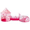 VEVOR 3 in 1 Kids Play Tent with Tunnel for Girls, Princes, Boys, Babies and Toddlers