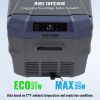 cooVEVOR Portable Car Refrigerator Freezer Compressor 37 L Single Zone for Car Home