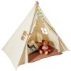 VEVOR Kids Play Tent, Teepee Tent for Kids 1-5 Years Old, Tent for Kids with Windows for Indoor and Outdoor