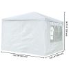3*3m Gazebo/Wedding Tent w/4 Side Wall